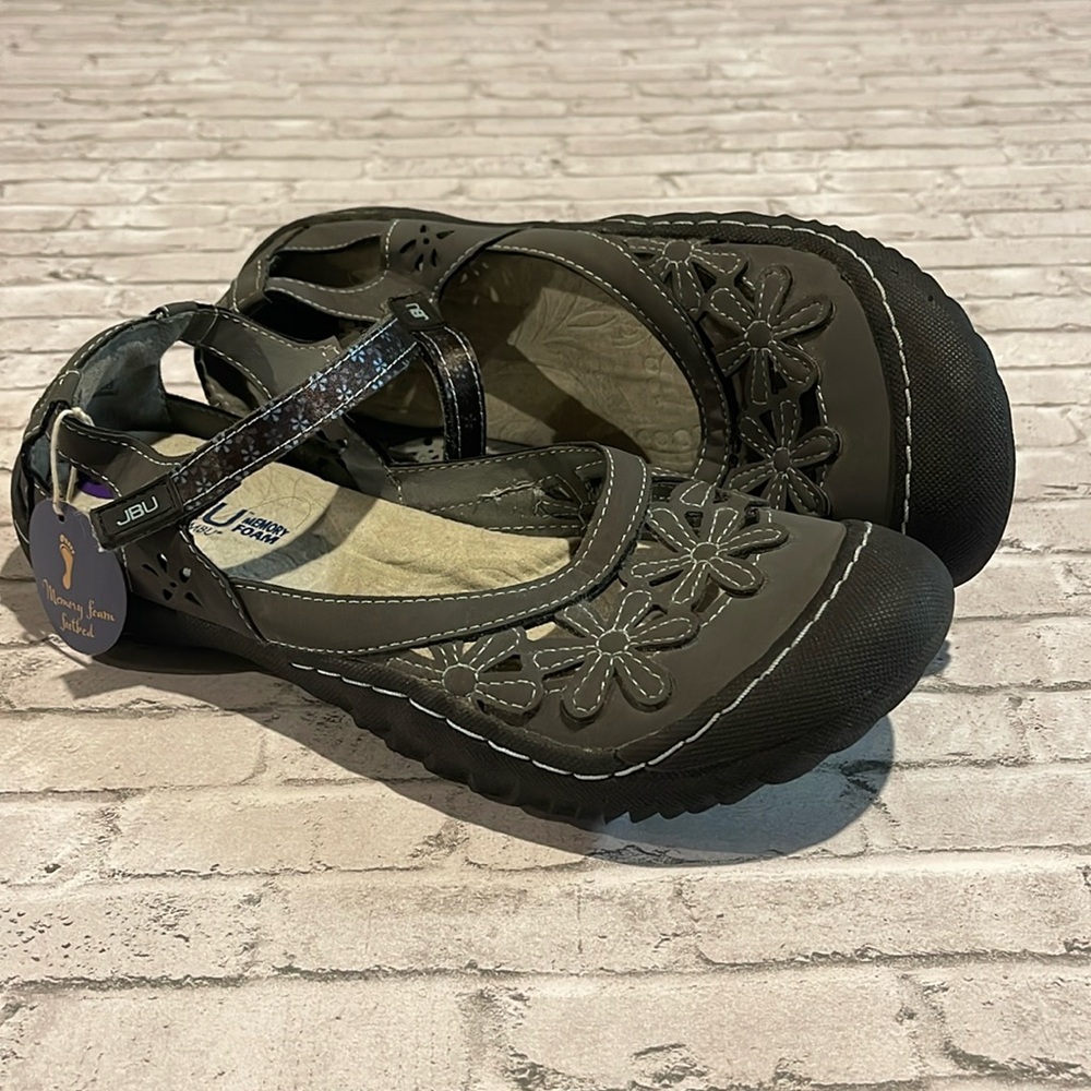 NWT JBu by Jambu Memory Foam Women’s 8.5 GRAY